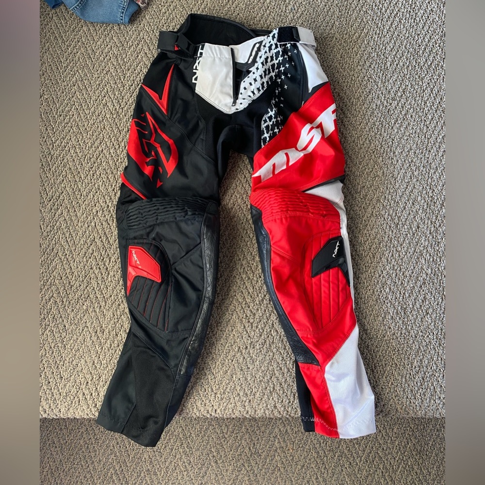 Dirt Bike Pants Red and Black NXT size 28